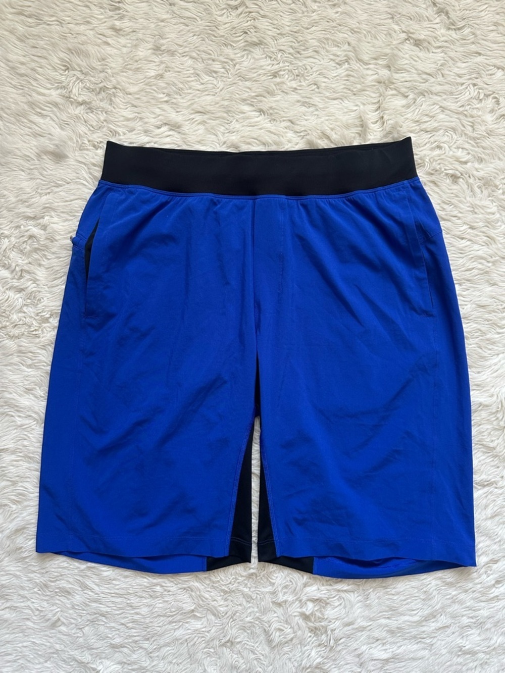 Lululemon Men’s Shorts Linerless Unlined Running Athletic Blue Sz L